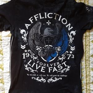 Affliction black eagle tshirt